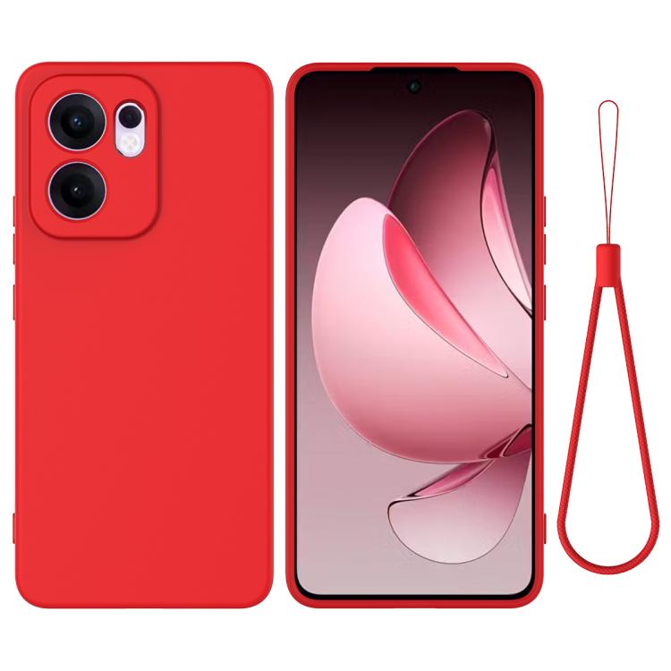 RUBBER Védőtok: Oppo Reno13 F 5G piros akciós termékkép 1