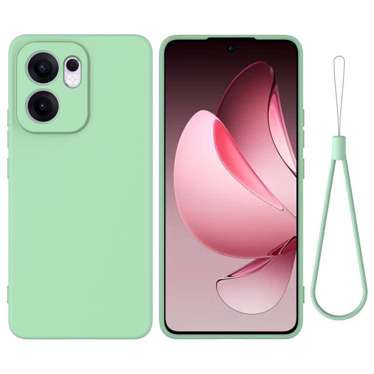 RUBBER Védőtok: Oppo Reno13 F 5G zöld akciós termékkép 1