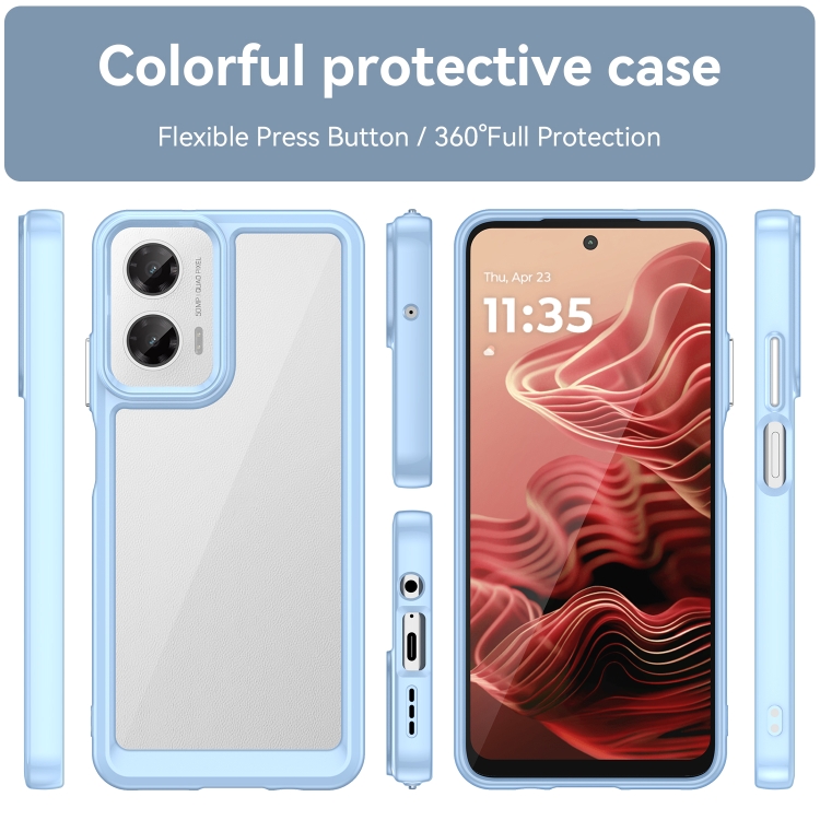 CRYSTAL Védőburkolat Motorola Moto-hoz G35 5G kék termék 2. képe