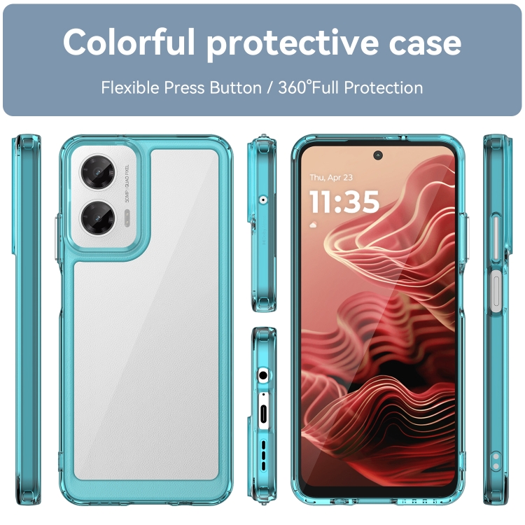 CRYSTAL Védőburkolat Motorola Moto G35 5G türkizhez termék 2. képe