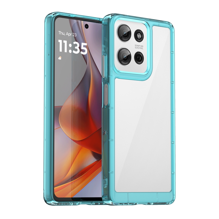 CRYSTAL Védőburkolat Motorola Moto G75 5G türkizhez akciós termékkép 1