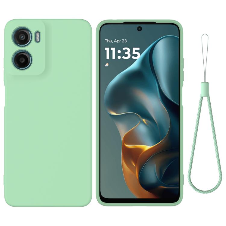 RUBBER Védőburkolat a Motorola Moto G05 / Moto E15 számára zöld akciós termékkép 1