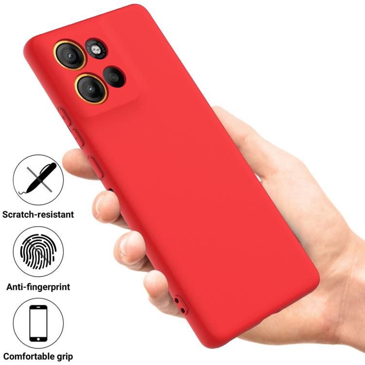 RUBBER Védőburkolat a Motorola Moto G15 / G15 Power red termék 2. képe