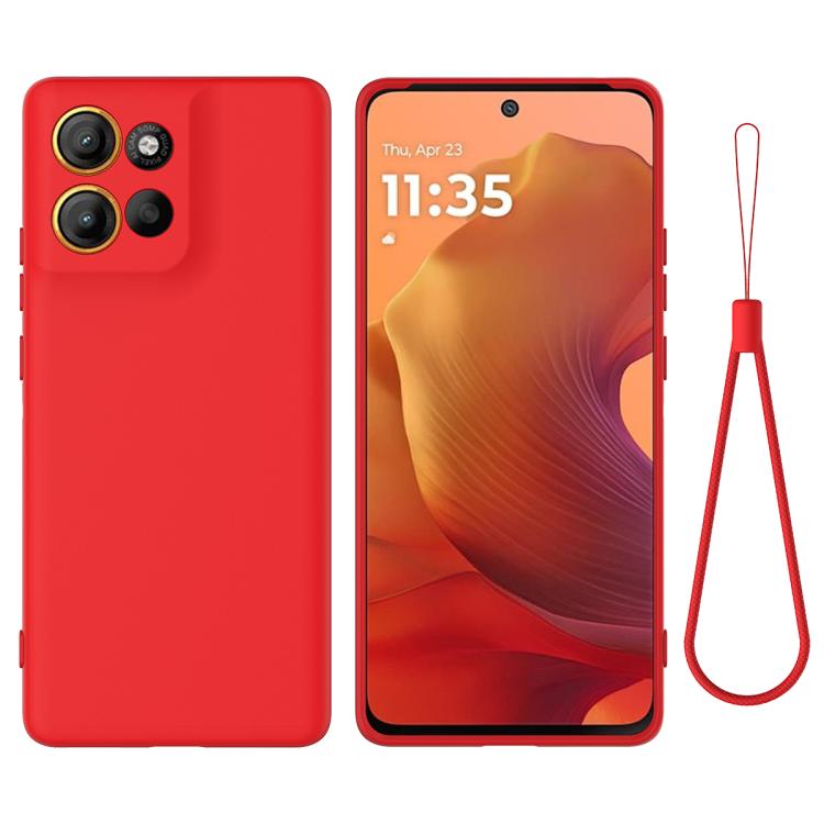RUBBER Védőburkolat a Motorola Moto G15 / G15 Power red akciós termékkép 1