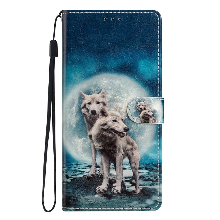 ART Tárcahuzat Motorola Moto G35 5G WOLVES-hoz akciós termékkép 1