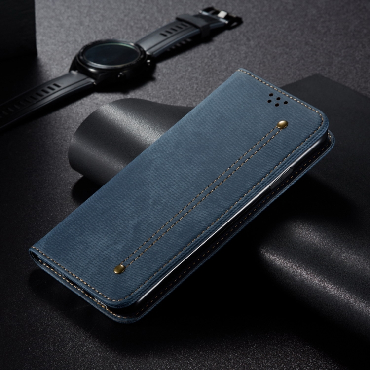 DENIM pénztárcahuzat Vivo Y19s kék színhez termék 2. képe
