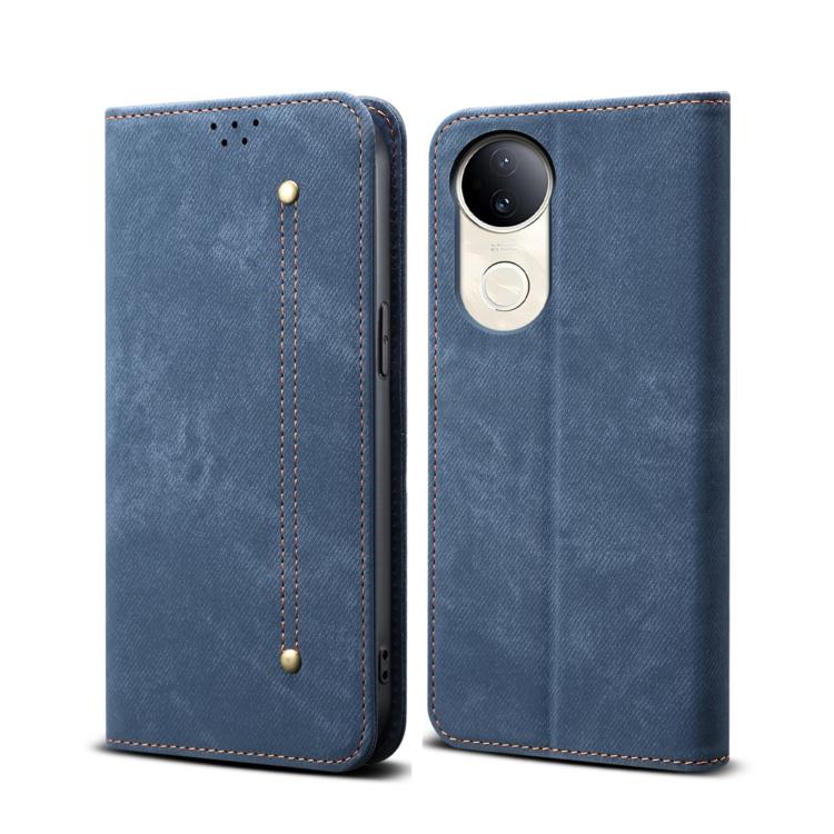 DENIM pénztárcahuzat Vivo V50 5G kék színhez akciós termékkép 1