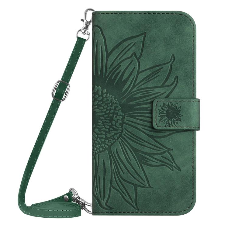 ART SUNFLOWER Zöld pénztárca zsinórral Honor X8c termék 2. képe