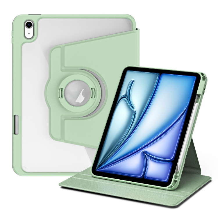 CRYSTAL FLEXI 2in1 Csuklós tok a Apple iPad Air 11 2025 / Air 11 2024 világoszöld akciós termékkép 1