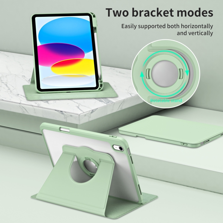 CRYSTAL FLEXI 2in1 Csuklós tok a Apple iPad Air 11 2025 / Air 11 2024 világoszöld termék 2. képe