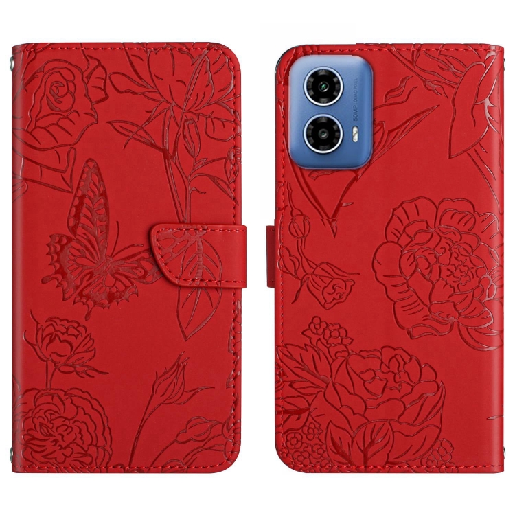 ART BLOSSOM Tárcatáska Motorola Moto-hoz G35 5G piros akciós termékkép 1