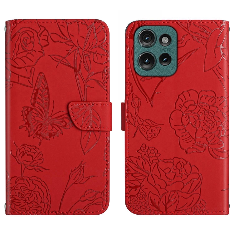 ART BLOSSOM Pénztárca tok a Motorola Moto G15 / Moto G15 Power red termék 2. képe