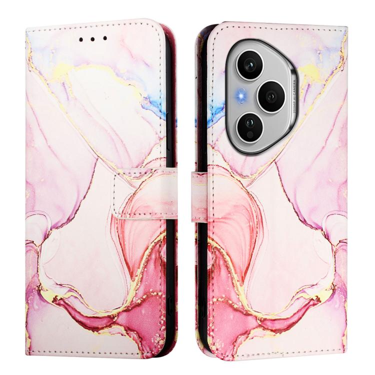 ART MARBLE Pénztárca tok Honor 400 Pro 5G ROSE GOLD készülékhez termék 2. képe