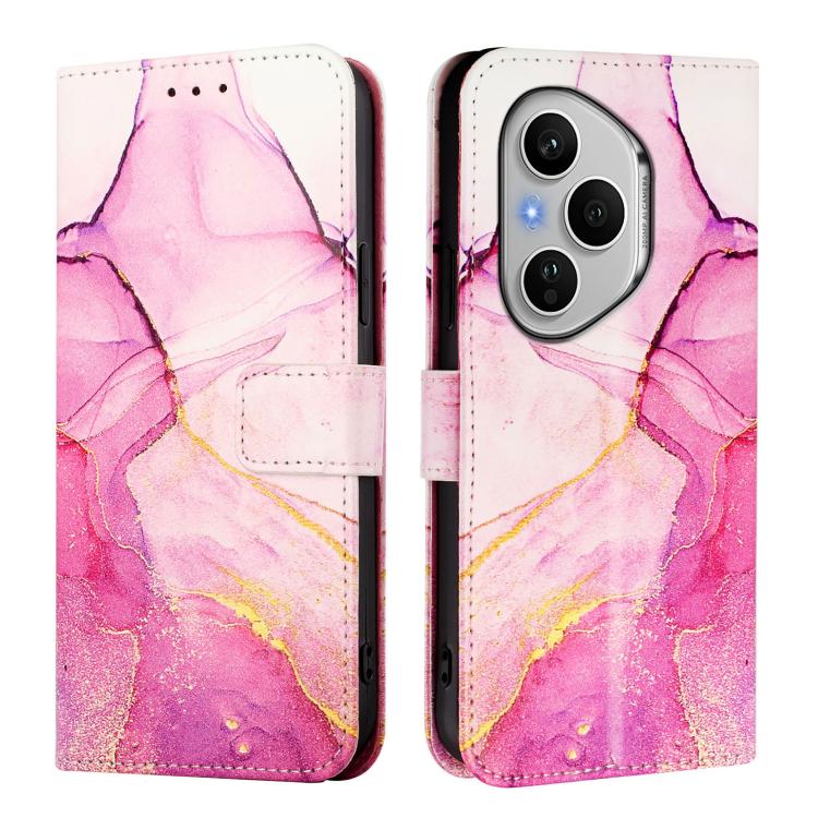ART MARBLE Pénztárca tok Honor 400 Pro 5G PINK telefonhoz termék 2. képe