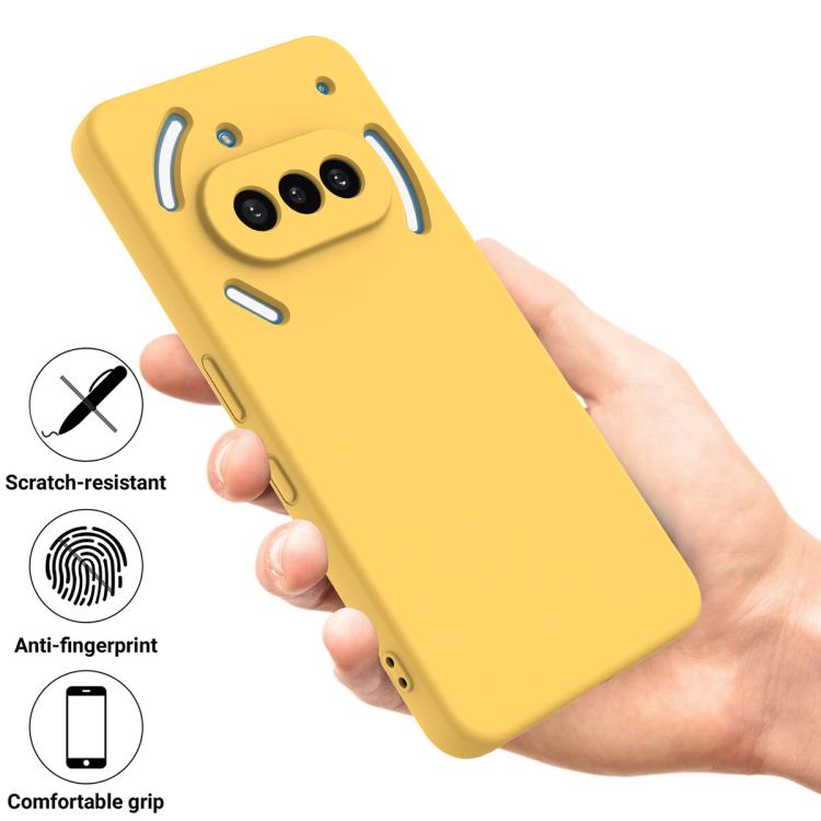 RUBBER Védőburkolat Nothing Phone (3a) sárga termék 2. képe