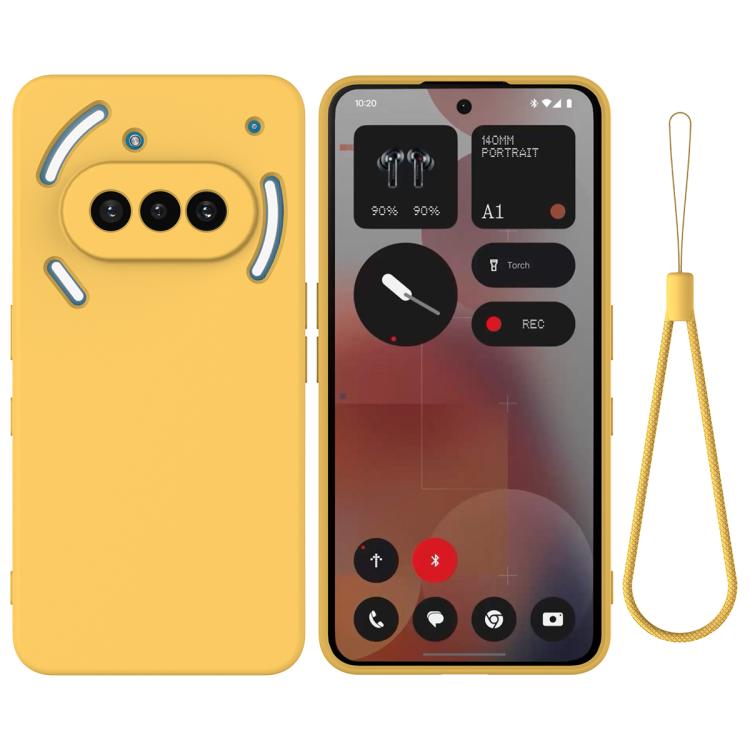 RUBBER Védőburkolat Nothing Phone (3a) sárga akciós termékkép 1