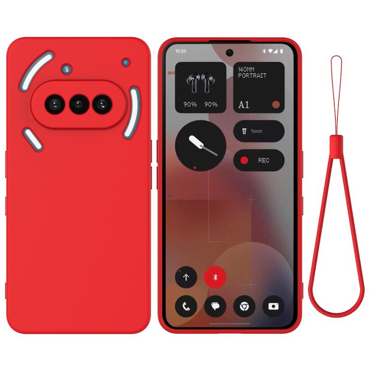 RUBBER Védőburkolat Nothing Phone (3a) piros akciós termékkép 1