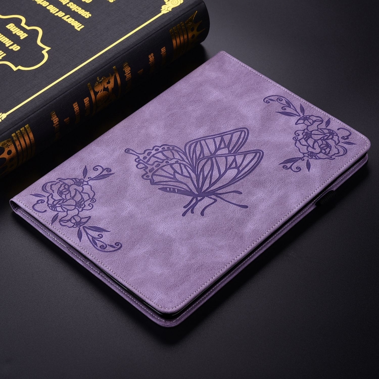 ART BUTTERFLY Flip tok a Xiaomi Redmi Pad Pro / Pad Pro 5G lila termék 2. képe