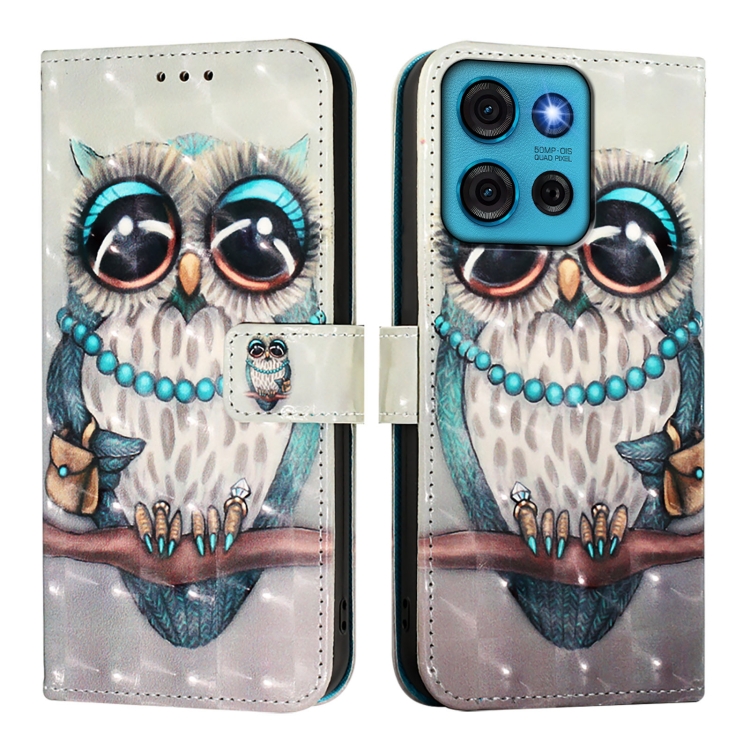 ART Tárcatakaró Motorola Moto G75 5G OWL-hez akciós termékkép 1