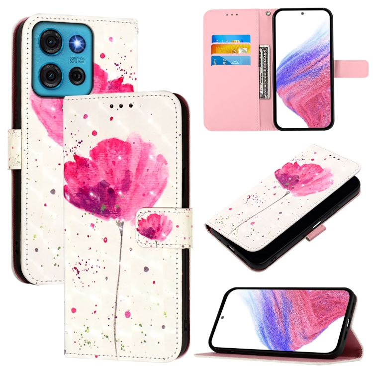 ART Tárcatakaró a Motorola Moto-hoz G75 5G FLOWER termék 2. képe