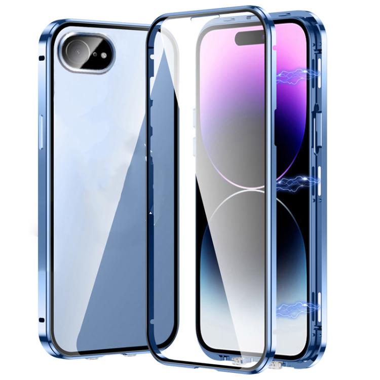 Mágneses burkolat 360 Apple iPhone 16e kék színhez akciós termékkép 1
