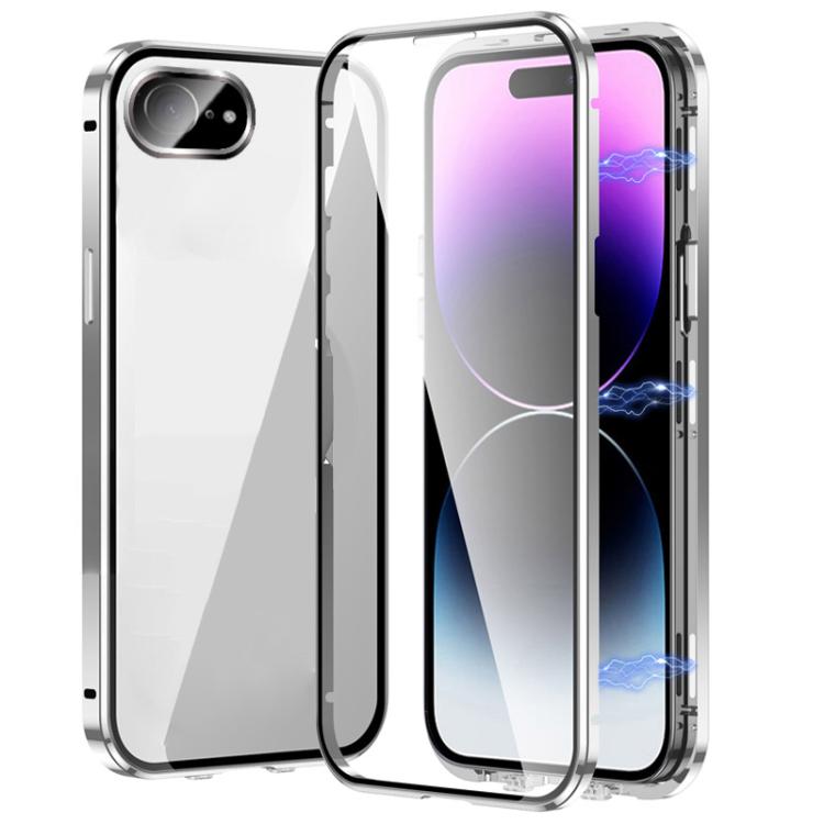 Mágneses burkolat 360 Apple iPhone 16e ezüsthöz akciós termékkép 1