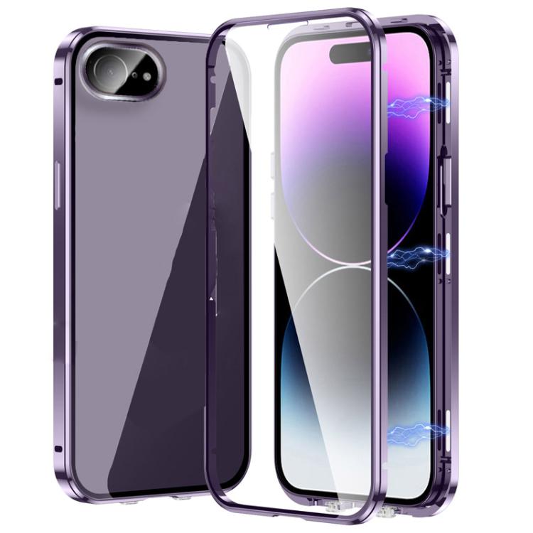 Mágneses burkolat 360 Apple iPhone 16e lila színhez akciós termékkép 1