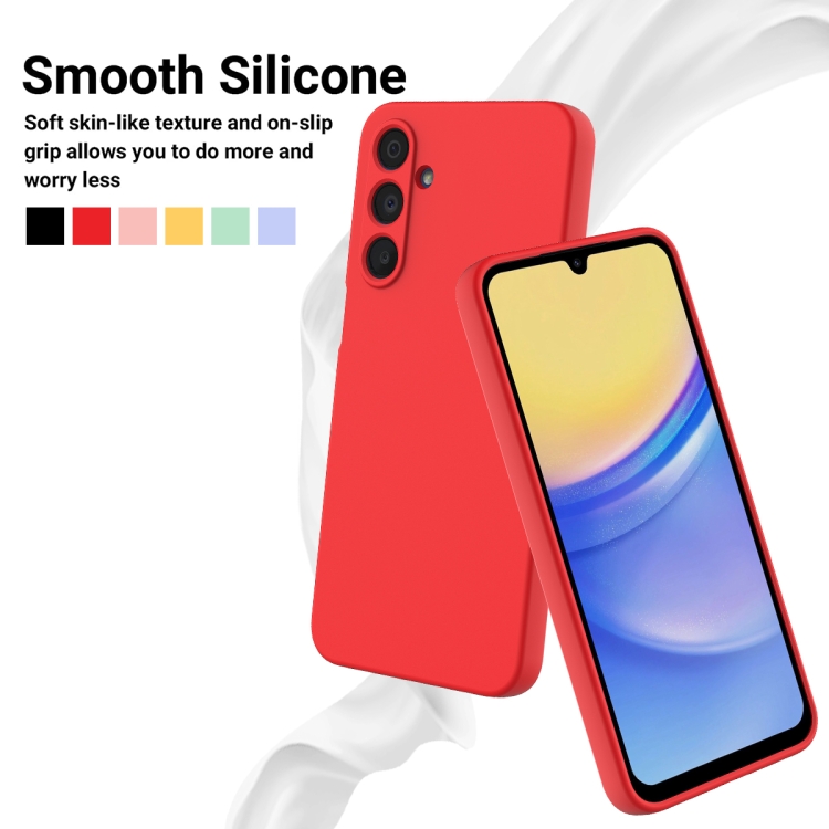 RUBBER Védőburkolat Samsung-hoz Galaxy A16 / A16 5G piros termék 2. képe