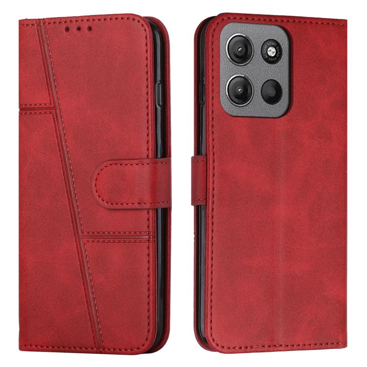 FŐRÖTT Pénztárca tok Motorola Moto-hoz G15 / G15 Power red akciós termékkép 1