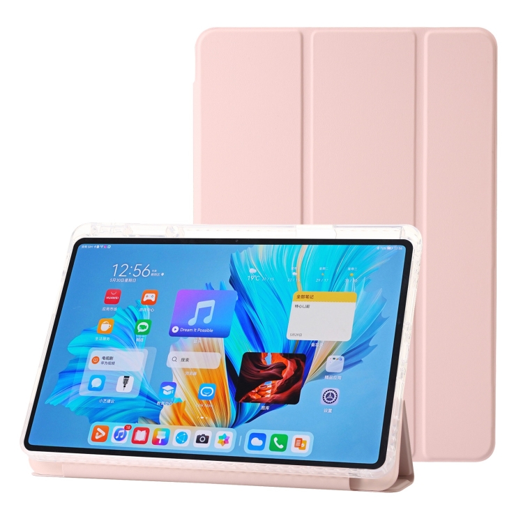 CRYSTAL Flip tok Huawei Matepad 10.4 rózsaszín akciós termékkép 1