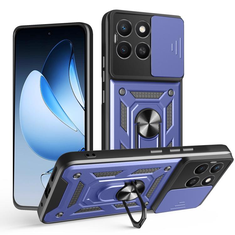RING KAMERA Fedél tartóval a Honor X8c kék színhez akciós termékkép 1