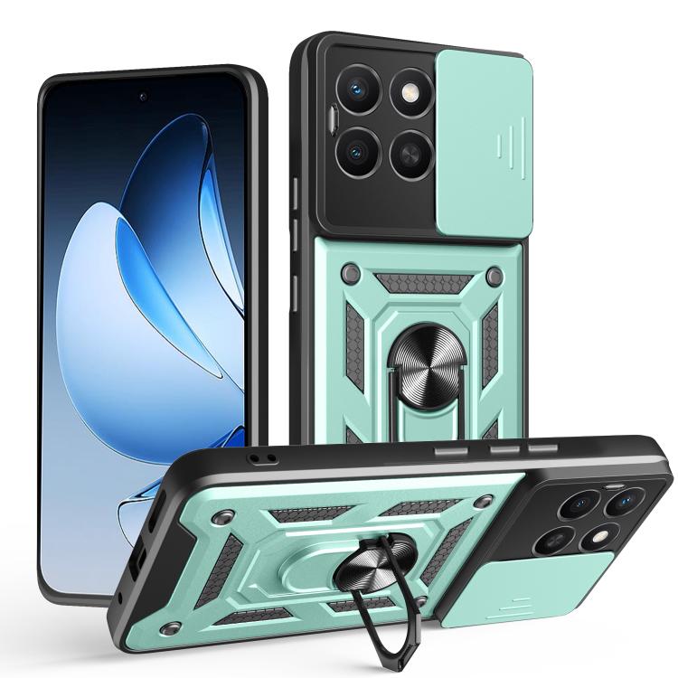 RING KAMERA Fedél a Honor X8c tartóval zöld akciós termékkép 1