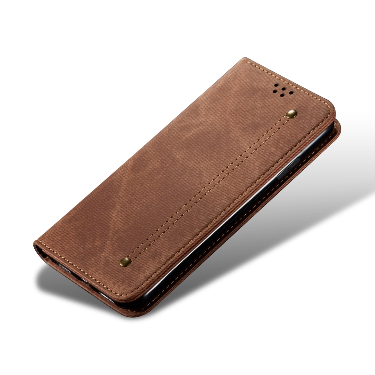 DENIM Pénztárcahuzat Motorola Moto G35 5G barna akciós termékkép 1