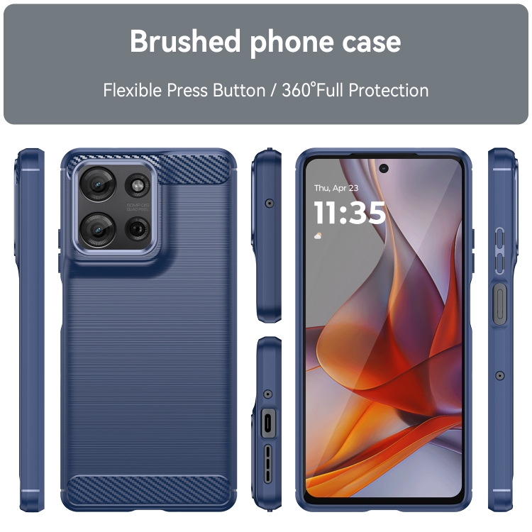 FLEXI TPU Védőburkolat Motorola Moto G75 5G kék termék 2. képe