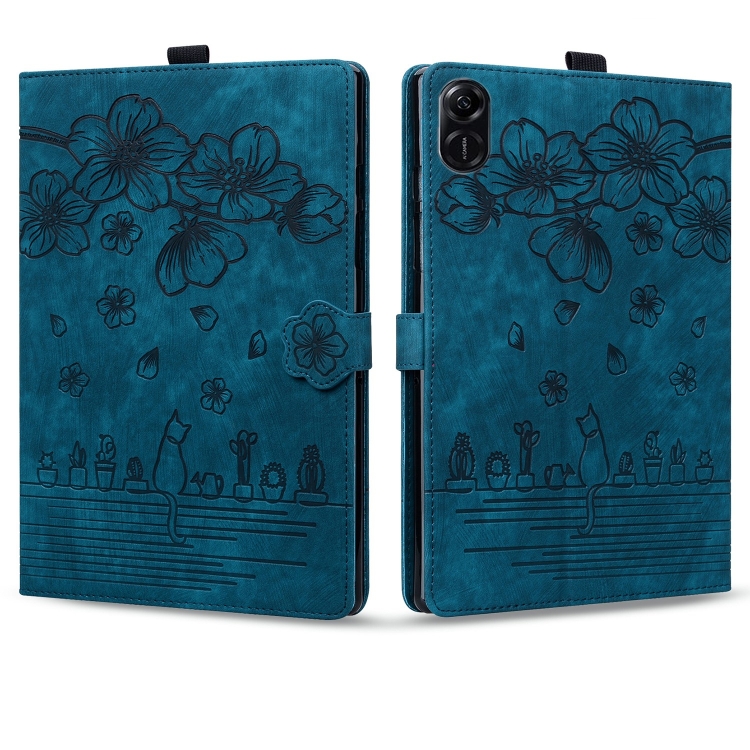 ART FLOWER Flip tok Honor-hoz Pad X8a kék akciós termékkép 1