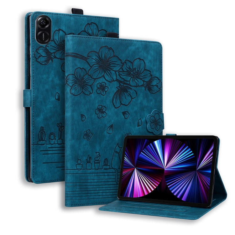 ART FLOWER Flip tok Honor-hoz Pad X8a kék termék 2. képe