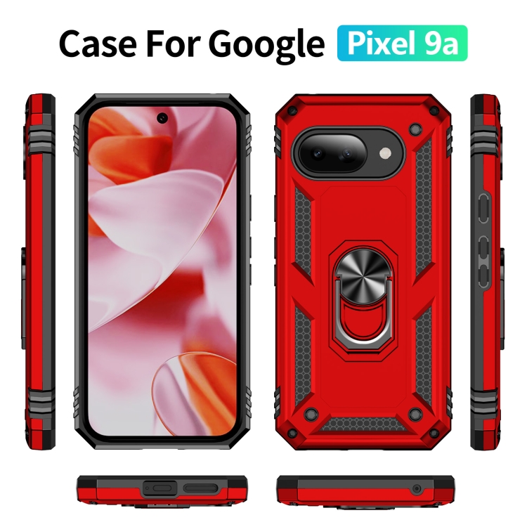 RING Fedél a Google Pixel 9a piros tartóval termék 2. képe