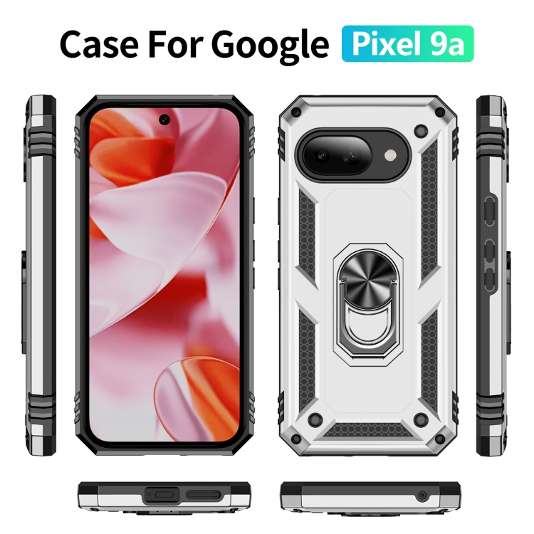 RING Fedél tartóval Google Pixel 9a ezüsthöz termék 2. képe