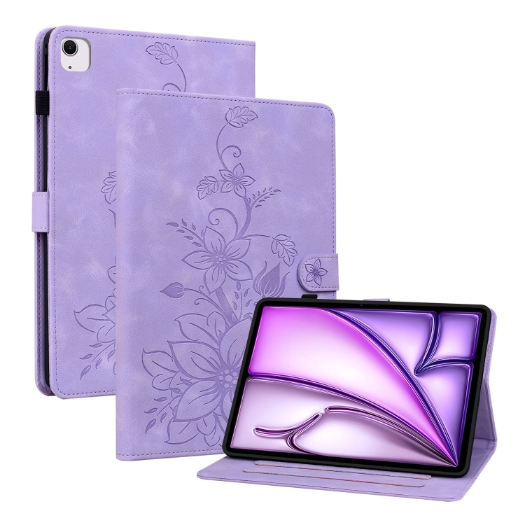 ART LILY Flip tok a Apple iPad Air 11 2025 / Air 11 2024 lila akciós termékkép 1