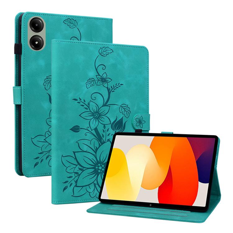 ART LILY Zárható tok Xiaomi Redmi Pad 2 zöld színhez akciós termékkép 1