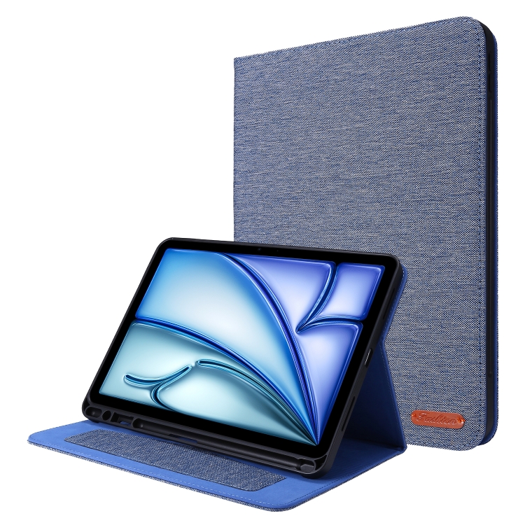 FABRIC Csuklós burkolat Apple iPad Air 11 2025 / Air 11 2024 kék akciós termékkép 1