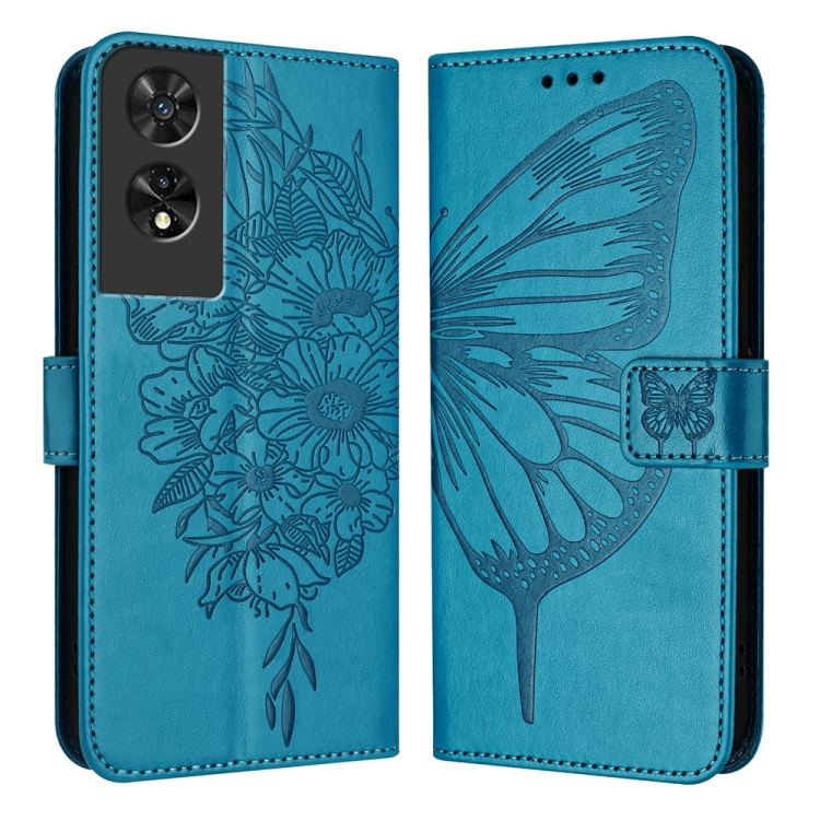 ART BUTTERFLY Pénztárca tok TCL 505 kék színhez termék 2. képe