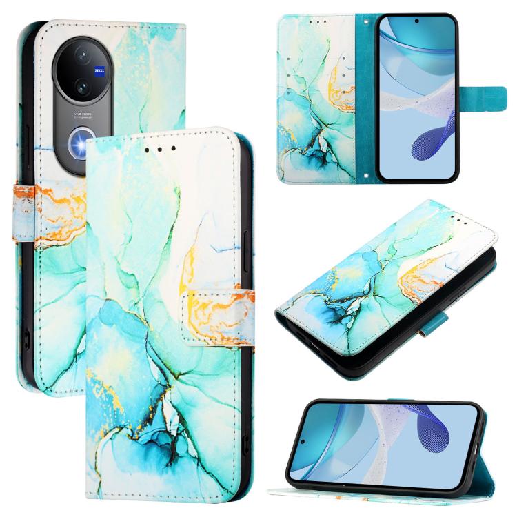 ART MARBLE Tárcatakaró Vivo V50 5G GREEN akciós termékkép 1