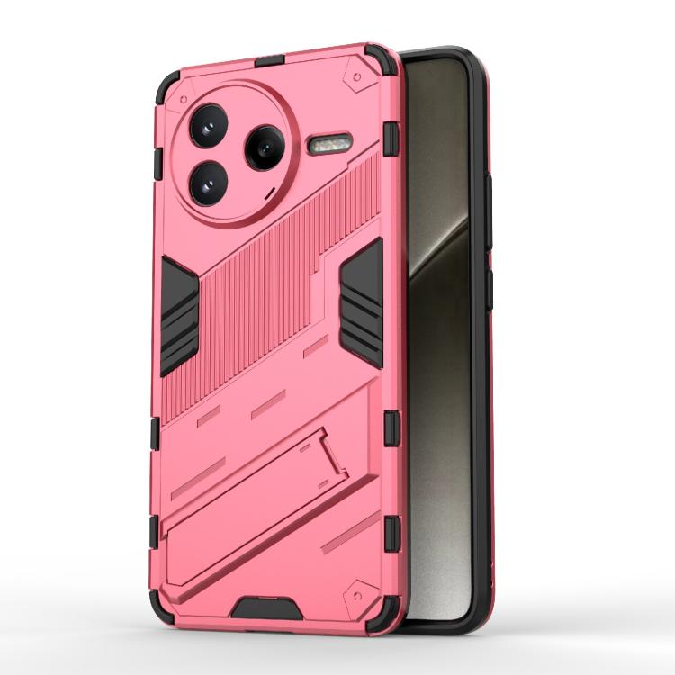 BIB Védőhuzat állvánnyal Xiaomi Poco F7 Pro rózsaszínhez akciós termékkép 1