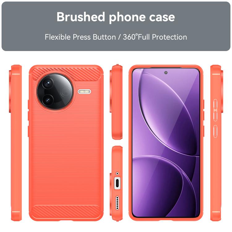 FLEXI TPU Védőburkolat Xiaomi Poco F7 Pro piros termék 2. képe