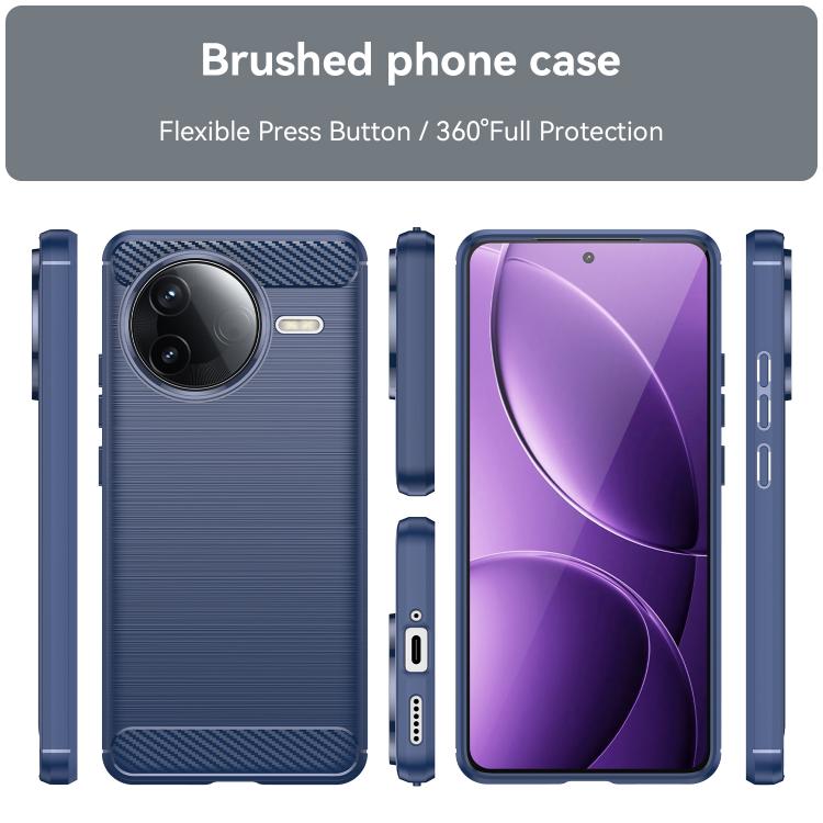 FLEXI TPU Védőburkolat Xiaomi Poco F7 Pro kék termék 2. képe