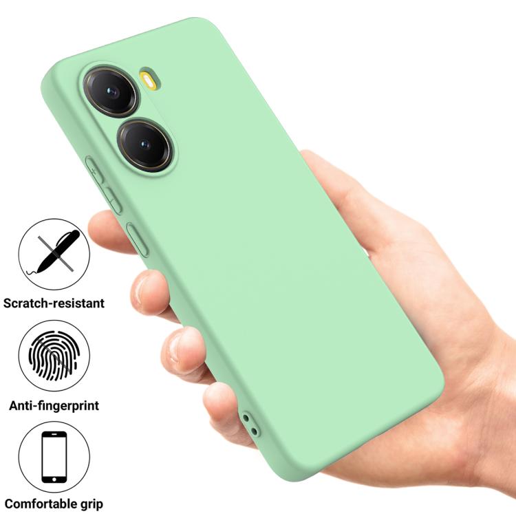 RUBBER Védőtok a Xiaomi Poco X7-hez Pro zöld termék 2. képe