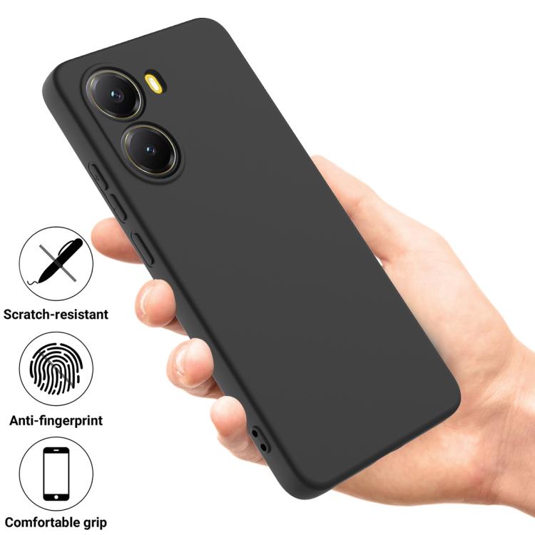 RUBBER Védőtok a Xiaomi Poco X7-hez Pro fekete termék 2. képe