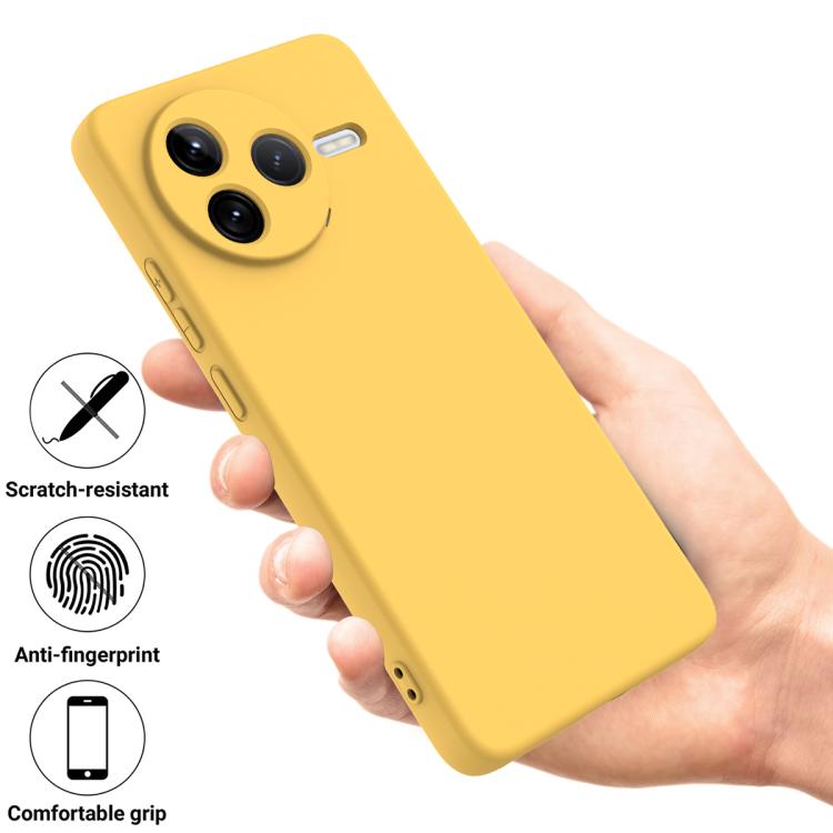 RUBBER Védőburkolat Xiaomi Poco F7 Pro sárga termék 2. képe