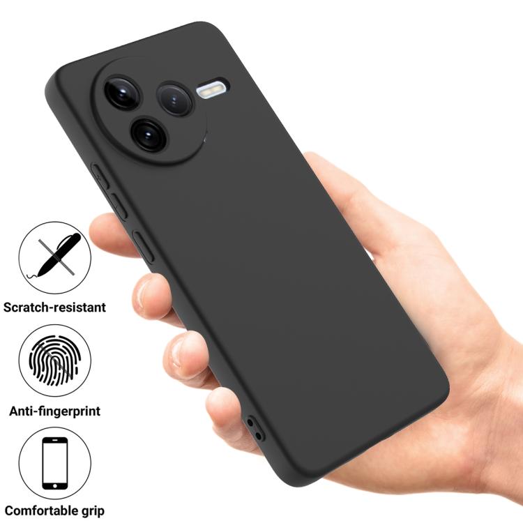 RUBBER Védőburkolat Xiaomi Poco F7 Pro fekete termék 2. képe
